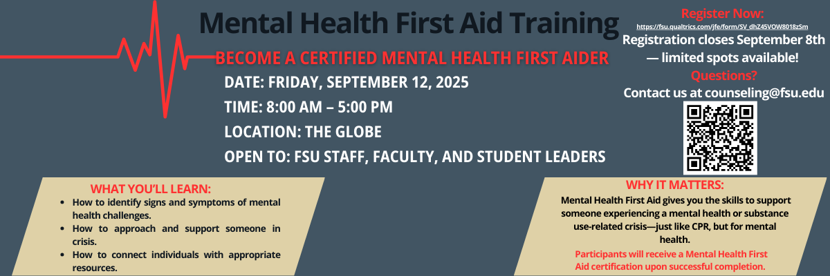 Become a Certified Mental Health First Aider | University